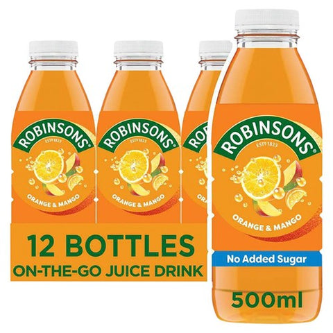 Robinsons Ready to Drink Orange & Mango 12 x 500ml (Pack of 2)