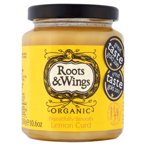 Roots & Wings Organic Lemon Curd 300g (Pack of 2)