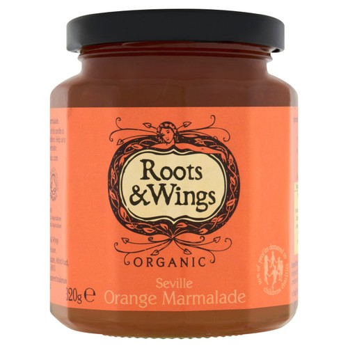Roots & Wings Organic Seville Marmalade 320g (Pack of 2)