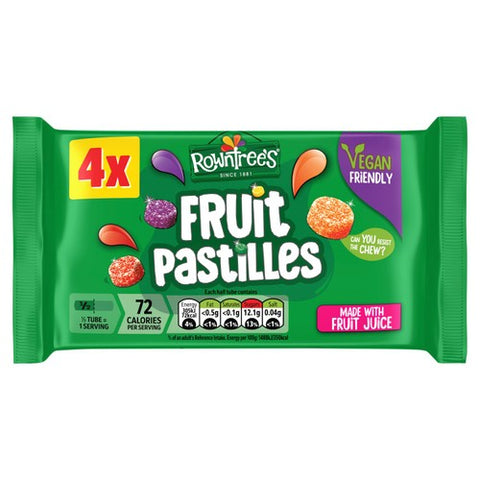 Rowntree's Fruit Pastille Tube Multipack 4 x 42g (Pack of 6)