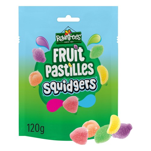 Rowntree's Fruit Pastilles Squidgers Pouch 120g (Pack of 6)