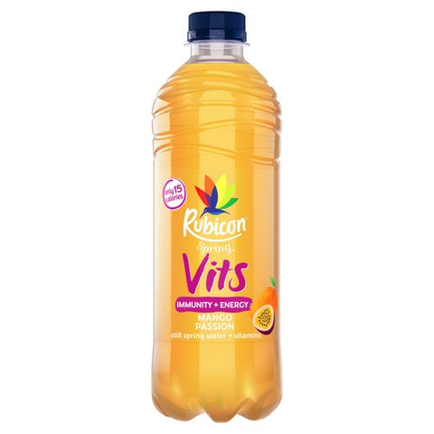 Rubicon Spring Vits Mango Passion Vitamin Water 500ml (Pack of 6)
