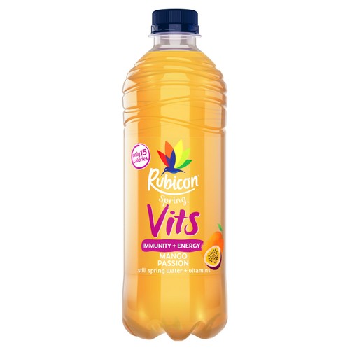 Rubicon Spring Vits Mango Passion Vitamin Water 500ml (Pack of 6)