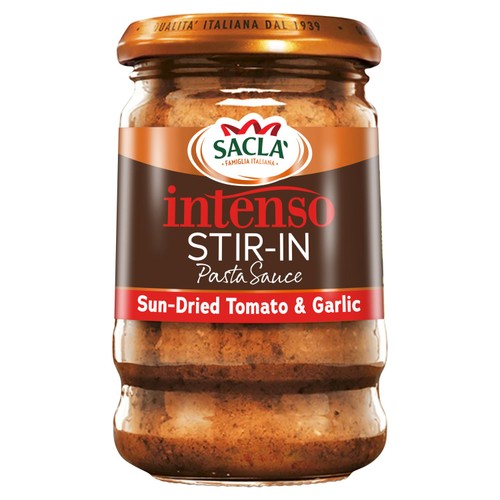 Sacla' Intenso Tomato & Garlic Pasta Sauce 190g (Pack of 2)