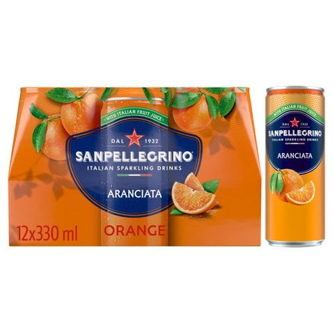 San Pellegrino Orange 12 x 330ml (Pack of 2)