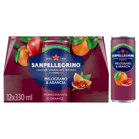 San Pellegrino Pomegranate & Orange 12 x 330ml (Pack of 2)