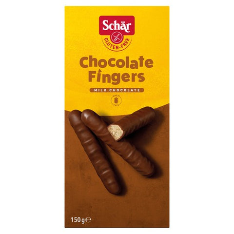 Schar Gluten Free Chocolate Fingers 150g (Pack of 2)
