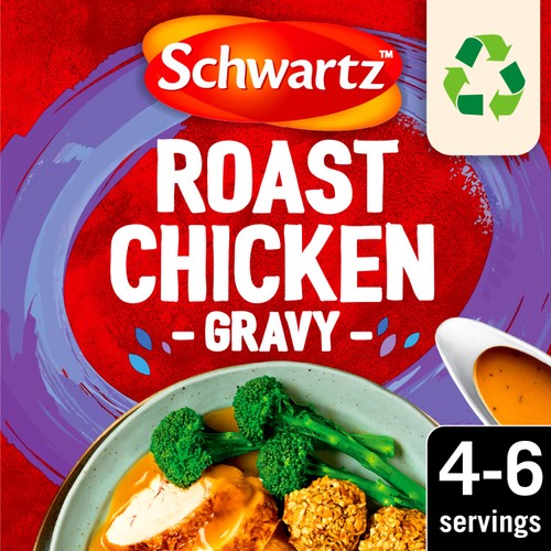 Schwartz Classic Roast Chicken Gravy 26g (Pack of 2)