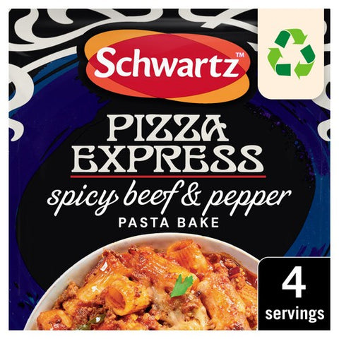 Schwartz x Pizza Express Spicy Beef Pepper Pasta Bake Recipe Mix 30g (Pack 3)