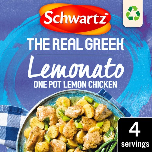 Schwartz x The Real Greek Lemonato Chicken 30g (Pack of 2)