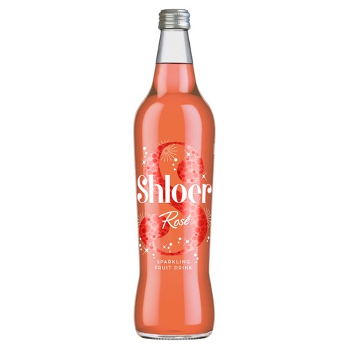 Shloer Rose Sparkling Grape Juice Drink 750ml (Pack of 2)