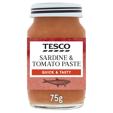Tesco Sardine & Tomato Paste 75G