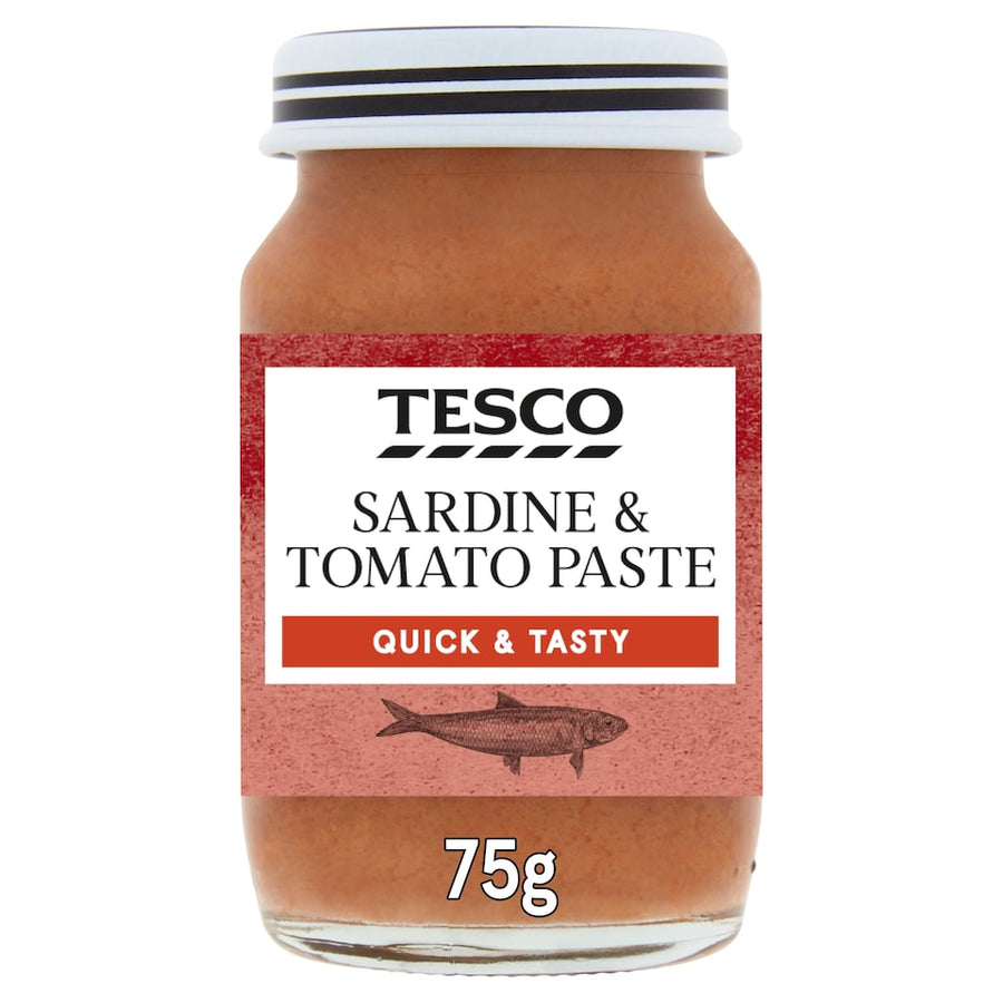 Tesco Sardine & Tomato Paste 75G