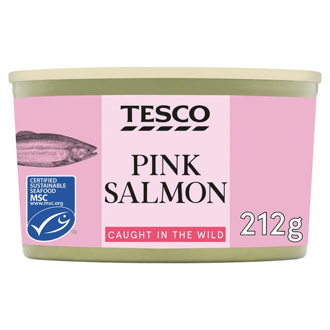 Tesco Wild Pacific Pink Salmon 212G