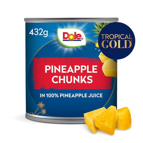 Dole Gold Pineapple Chunks In Juice 432G