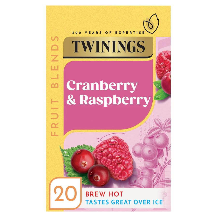 Twinings Cranberry & Raspberry Tea Bags 20 Pack 40g