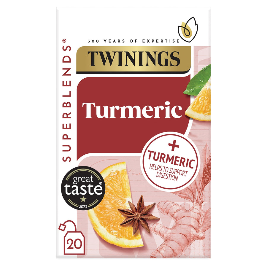 Twinings Superblends Turmeric With Orange & Star Anise x20 Tea Bags 40g