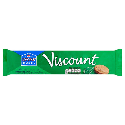 Lyons Biscuits Viscount Mint Creams 7 pack 98g