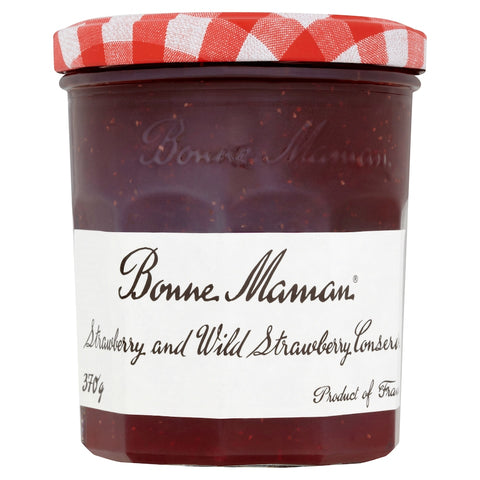 Bonne Maman Strawberry and Wild Strawberry Conserve 370g