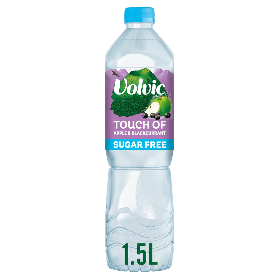 Volvic Touch of Fruit Apple & Blackcurrant Sugar Free Still Flavoured Water 1.5L