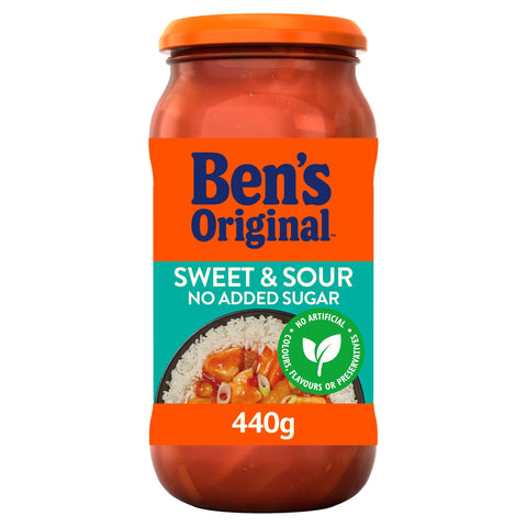 Ben's Original Sweet & Sour No Added Sugar Sauce 440g