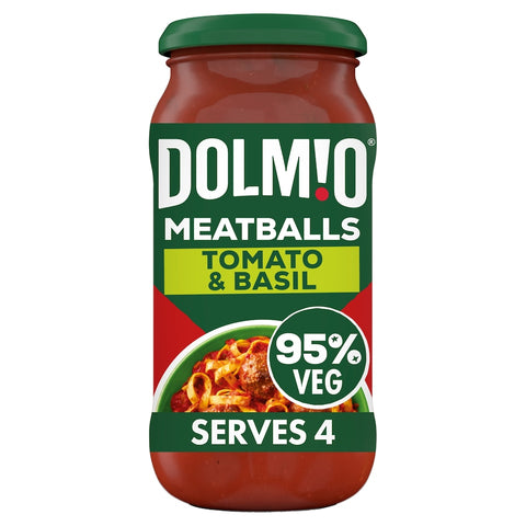 Dolmio Meatballs Tomato & Basil Red Pasta Sauce 450g