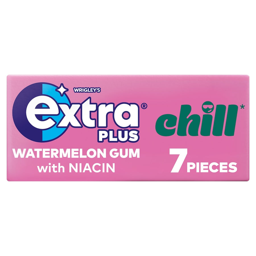 Extra Plus Chill Watermelon Flavour Chewing Gum 7 Pieces