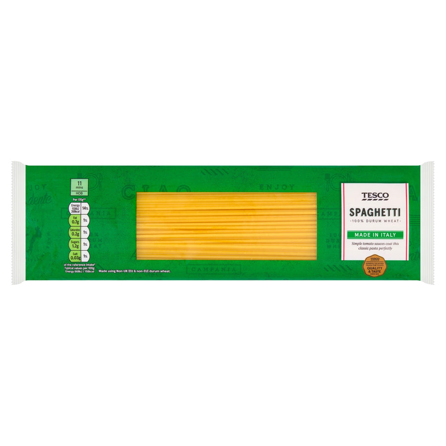 Tesco Short Spaghetti Pasta 500G