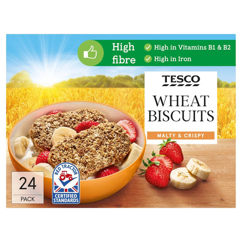 Tesco Wheat Biscuits Cereal 24 Pack