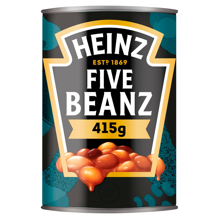 Heinz Baked Beans Five Beanz In Tomato Sauce 415G