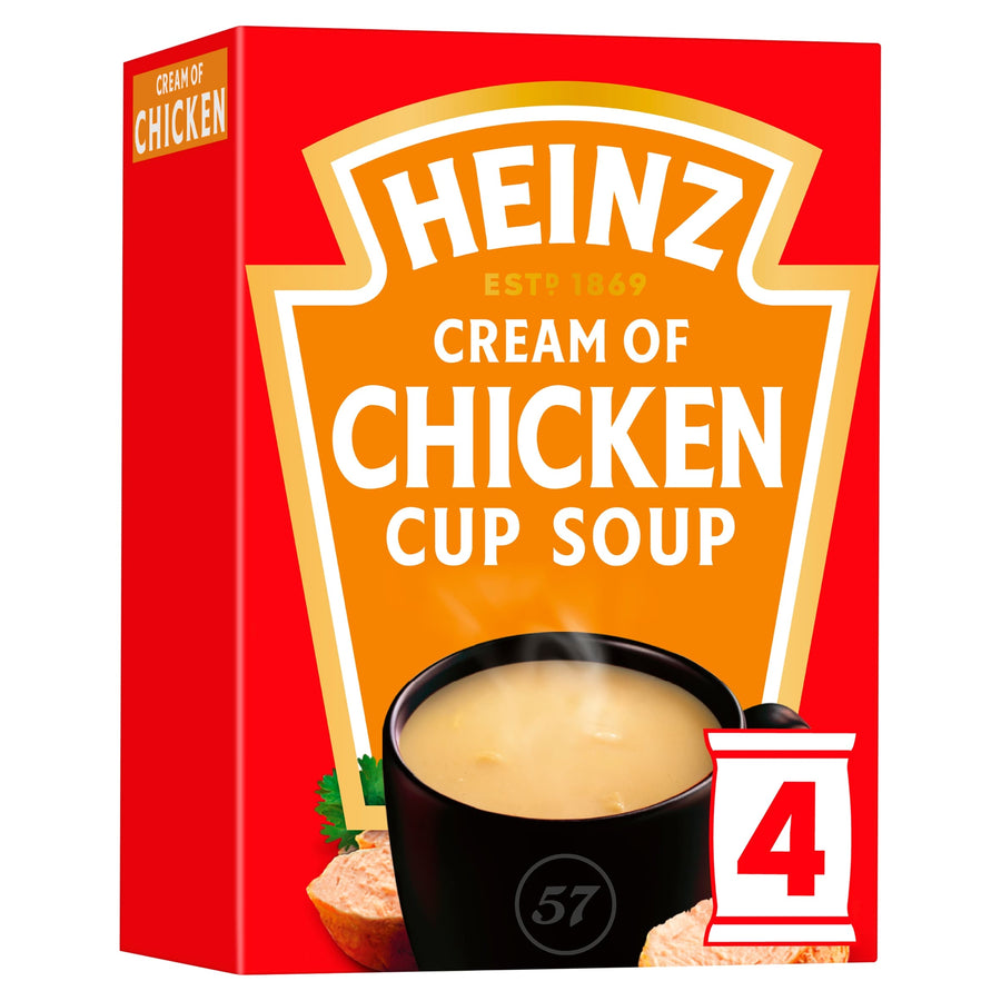 Heinz Cream Of Chicken Cup Soup 4 Pack 68G