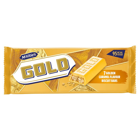 Mcvitie's Gold Biscuit Bars 7 Pack 124G