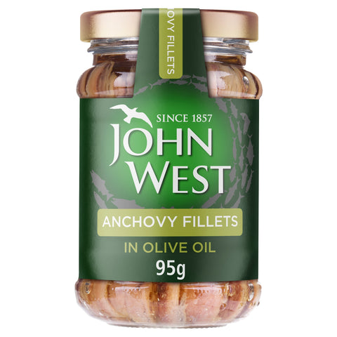 John West Anchovy Fillets In Olive Oil 95G