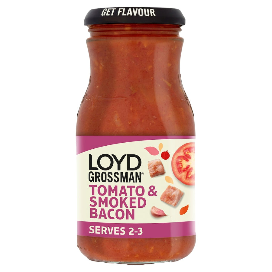 Loyd Grossman Smoky Bacon Tomato Pasta Sauce 350g