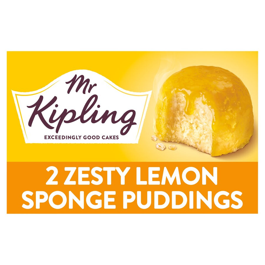 Mr Kipling Lemon Sponge Pudding Cake Dessert 2x95g
