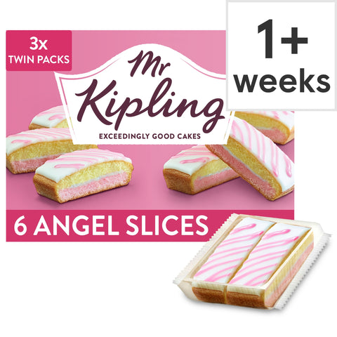 Mr Kipling Angel Cake Slices 6 Pack