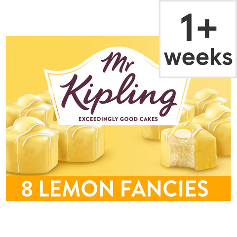 Mr Kipling Lemon French Fancies Cake 8 pack