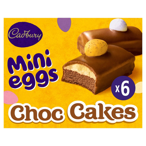 Cadbury Mini Egg Choc Cakes 6 pack