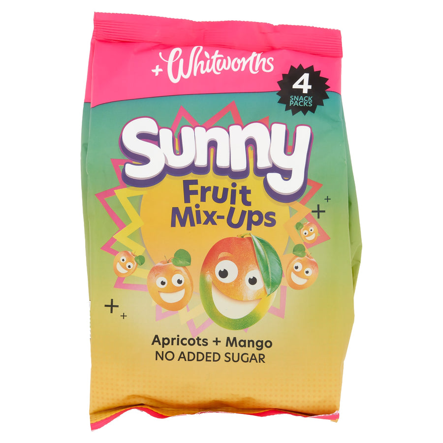 Whitworths Sunny Fruit Mix-Ups - Apricots & Mango 4 x 18g