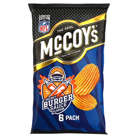 McCoy's Secret Burger Sauce Multipack Crisps 6x25g
