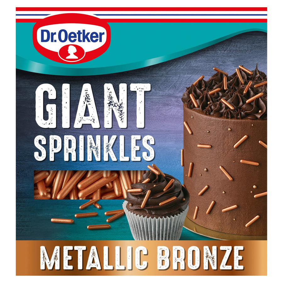 Dr.Oetker Metallic Bronze Giant Sprinkles 35g