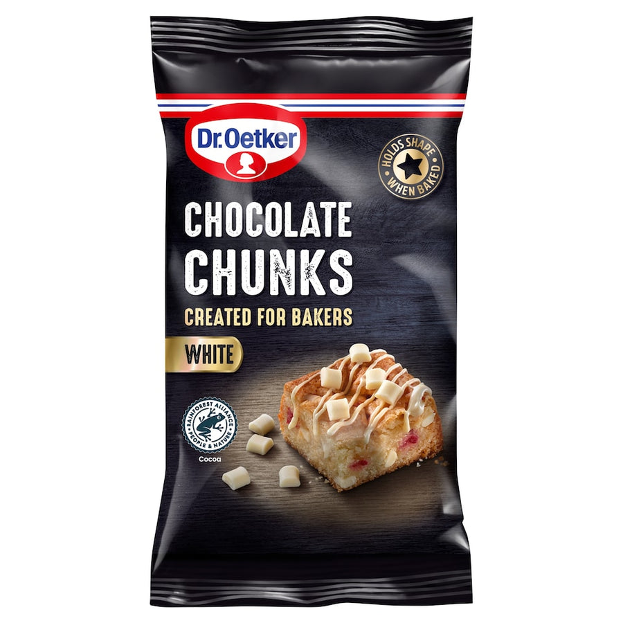 Dr. Oetker Chocolate Chunks White 100g