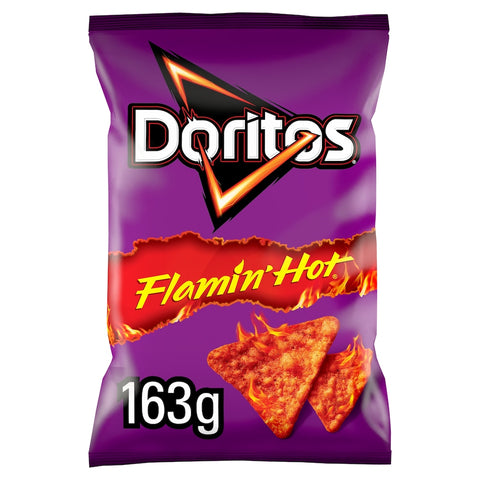 Doritos Extra Flamin' Hot Tortilla Chips 163g