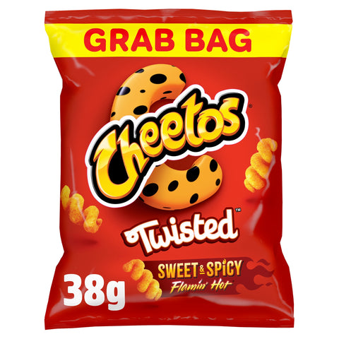 Cheetos Twisted Sweet & Spicy Flamin' Hot Crisps 38g