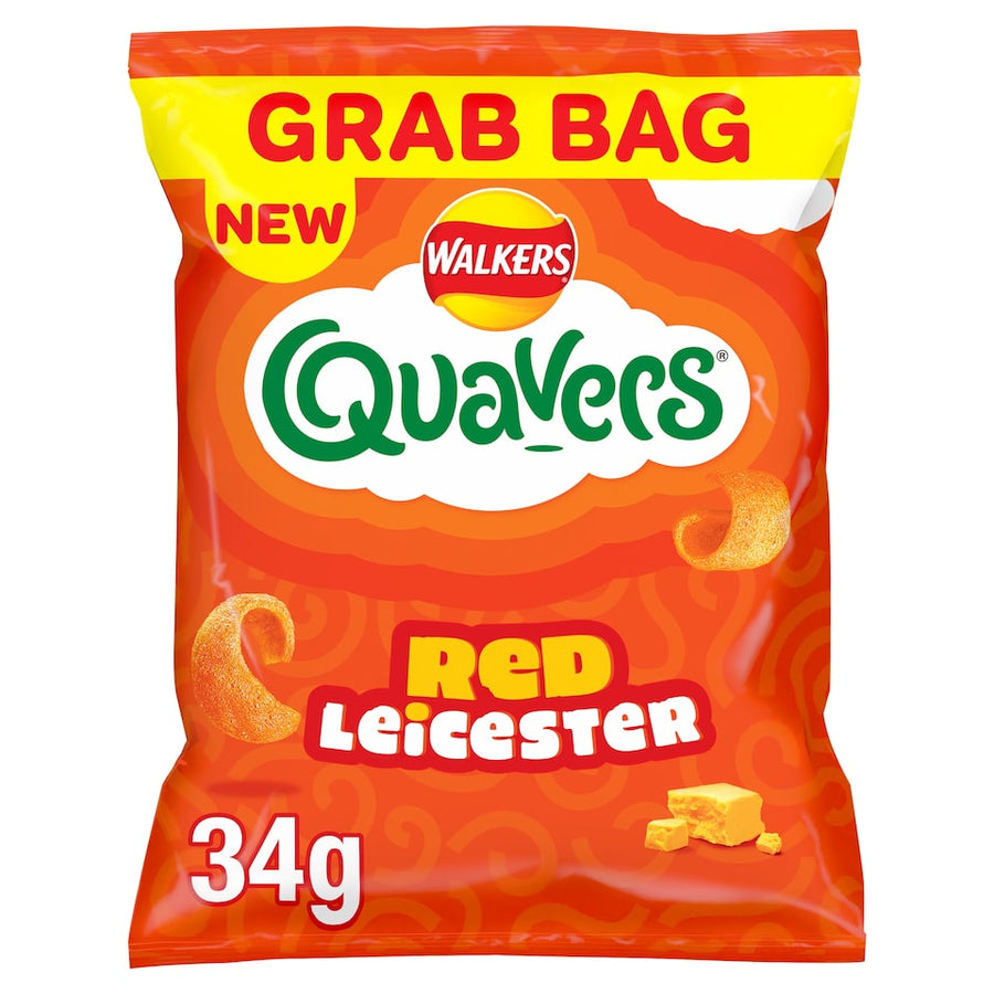 Quavers Red Leicester Grab Bag Crisps 34g