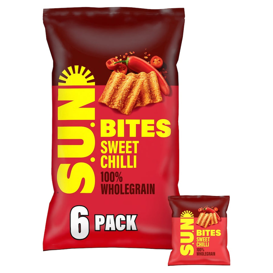 Sunbites Sun Ripened Sweet Chilli Multipack Crisps 6x25g