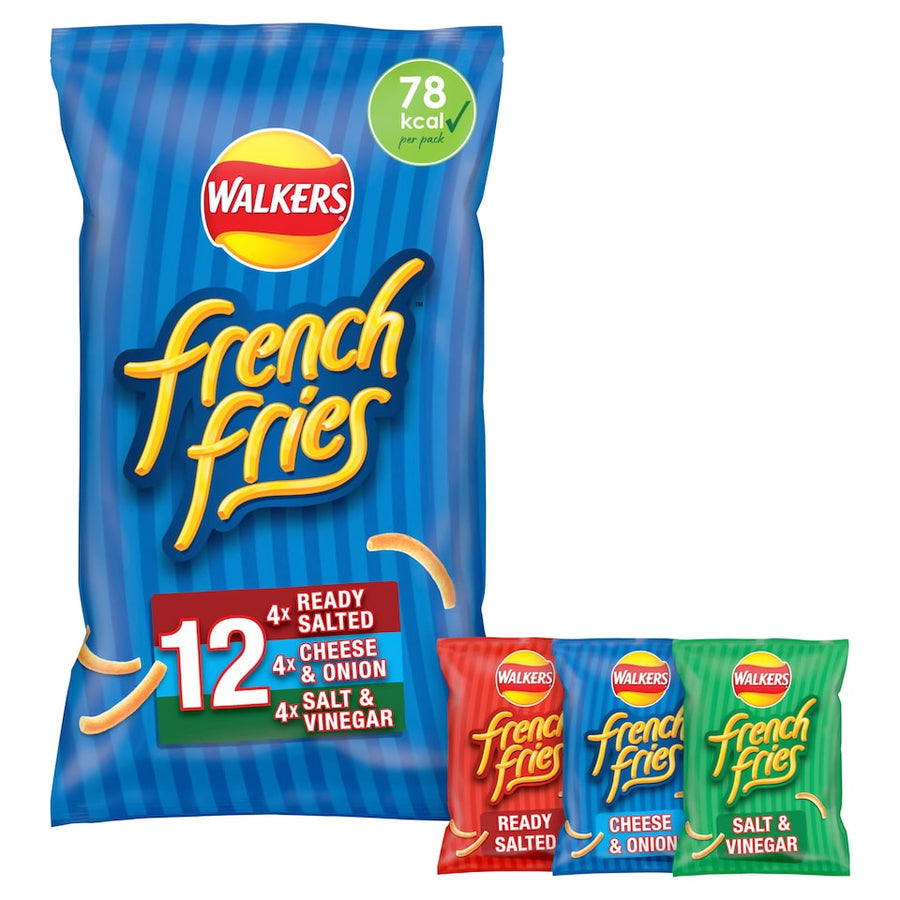 Walkers French Fries Variety Multipack Crisps 12x18g