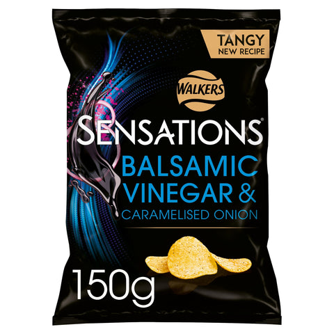 Walkers Sensations Balsamic Vinegar & Onion Crisps 150g