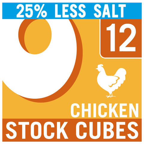 Oxo Reduced Salt Chicken Stock Cubes 12 Pack 71G
