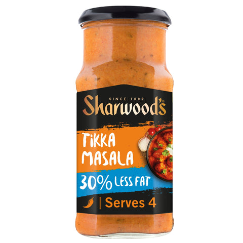 Sharwood's Tikka Masala 30% Less Fat Indian Curry Sauce 420g